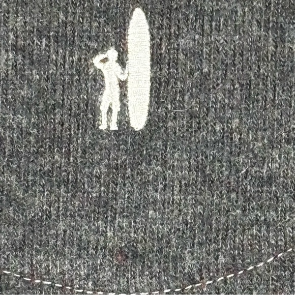 Johnnie O Charcoal 1/4 zip Men’s Pullover with Maroon inside Size XL Layering - Picture 5 of 9